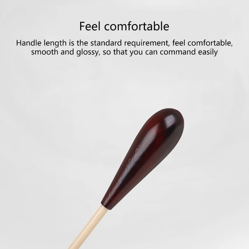 1PC Music Conductor Maple Handle Orchestra Music Conducting Batons for Leader Choral Director with Storage Box 24BD