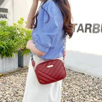 Sac à bandoulière de bonne qualité pour femmes, sac pour appareil photo à bande roulante en PU, sac à bandoulière pour téléphone portable, sac à bandoulière décontracté 2