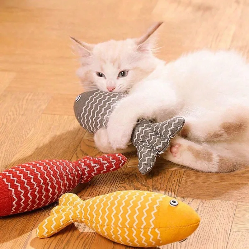 Cat Toys, Biting Fish, Pet Creativity, Fun Interaction, Simulated Fish Training, Home Play, Energy Consuming Pet Supplies