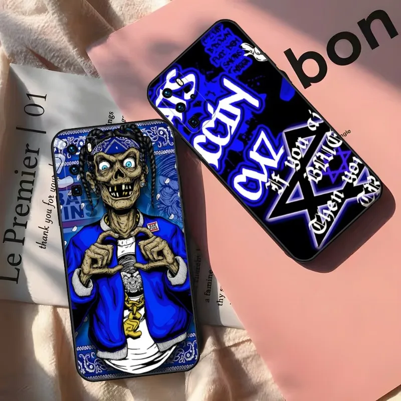 Bloodz & cripz gang bandana padrão caso de telefone para oppo 55 57 k 9
