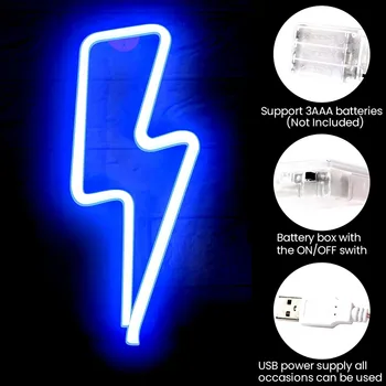 STONEGO LED Lightning Neon Lamp 2