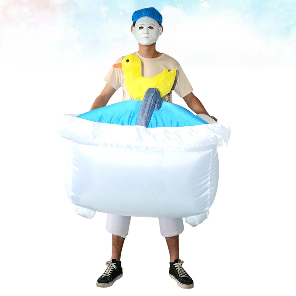

Bathtub Inflatable Suit Funny Costume Prom Cosplay Bodysuit Party Clothes