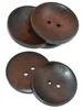Dark Brown Big Natural Wood Round Bowl Wooden Buttons, Sewing Scrapbooking, Handmade Overcoat, 2 Holes, 3PCs, 6PCs, 10PCs, 45mm 4