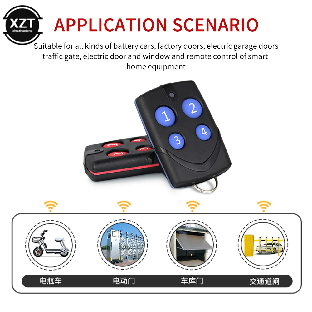 

315/433/868MHZ Universal Garage Door Remote Control Duplicator 290-915MHZ Multifrequency Automatic Cloning Copy Duplicator