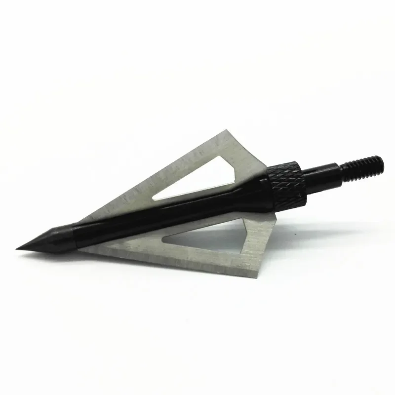 Broadheads 100gn-125gn Arrows Tips Arrow Heads for Archery Hunting Apply To Compound Bow Crossbows and Recoil Arrow 3pcs archery arrowhead