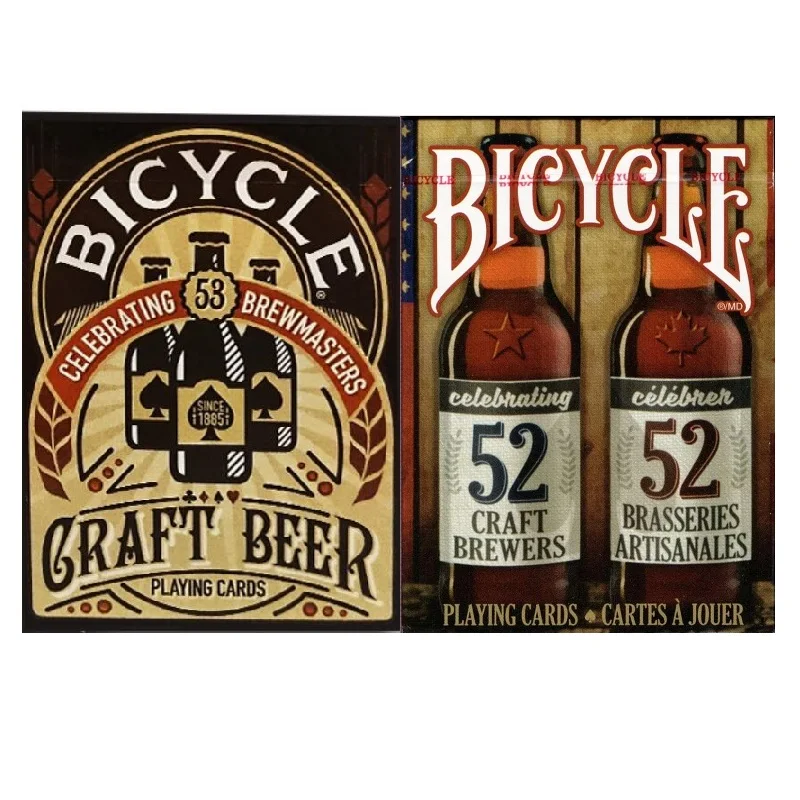 

1 Deck Bicycle Craft Beer Playing Cards USPCC Craft Brewers Poker Card Games Magic Props Magic Tricks for Magician