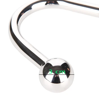 Anal Hook Stainless Steel Sex Toys for Man Metal Butt Hook Dilator Prostate Massager Chastity Device Anal BDSM Gay Fetish Toys 3