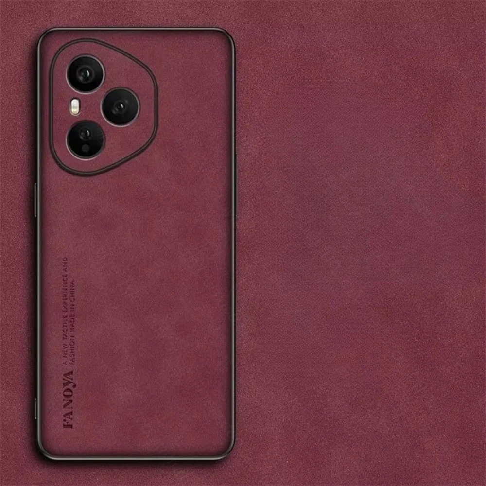 For Honor 400 Pro Sheepskin Matte Hard Back Case with Camera Protection and Shockproof Soft Frame Cover