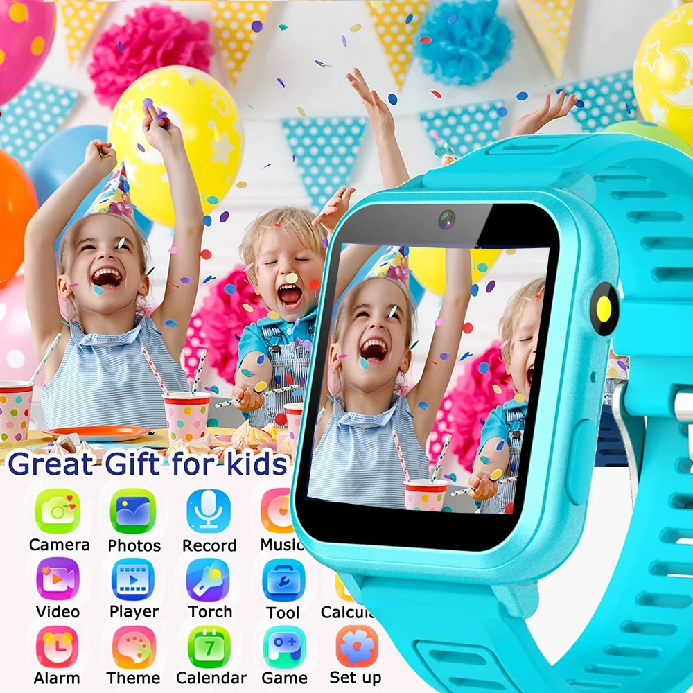 2024 Per Uomo Donna Bambini Smartwatch Opzioni Multiple Puzzle Gamechildren Music Alarm Torcia Contapassi Smartwatch + Box Gift