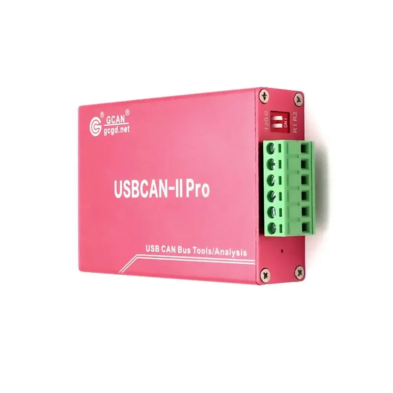 GGCAN USBCAN II Pro USB to CAN 어댑터, 듀얼 채널 분석기 어댑터, CAN 버스 데이터 리시버 송신기 지지대 ECAN 도구 소프트웨어