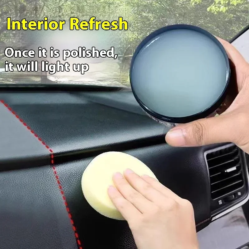 260g Leather Furniture Care Products Leather Cleaner Leather Bag & Sofa Maintenance Leather Paste Car Leather Anti-aging Cleaner