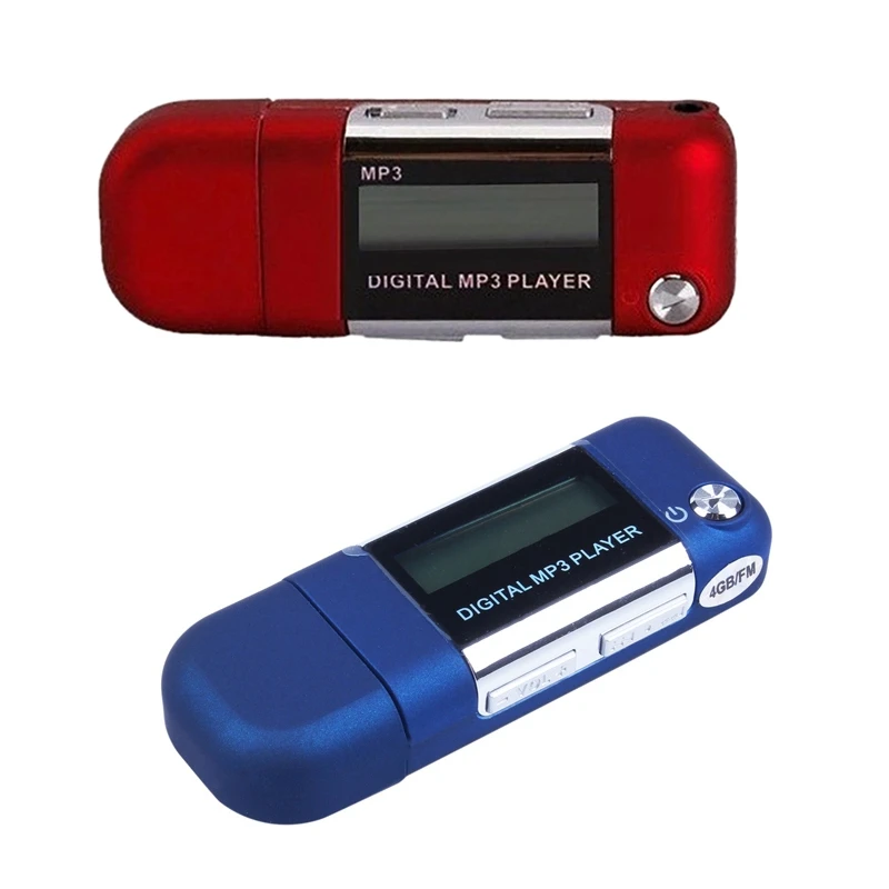 Mp3 Player 4GB U Disk Music Supports Replaceable AAA Battery Recording |