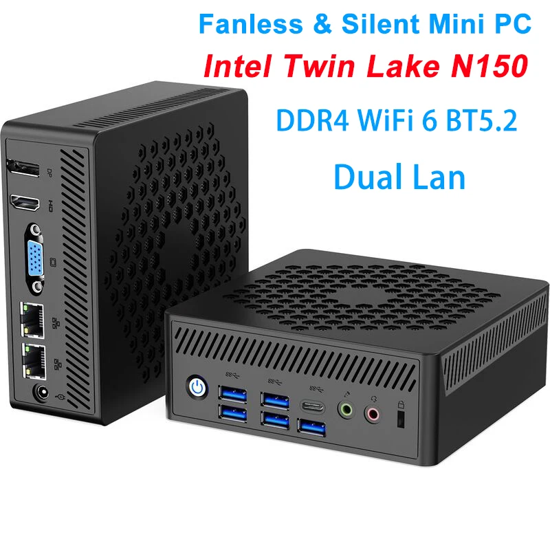 SZBOX X15 Intel Twin Lake N150 ミニPC DDR4 BT5.2 WIFI6 Windows 11