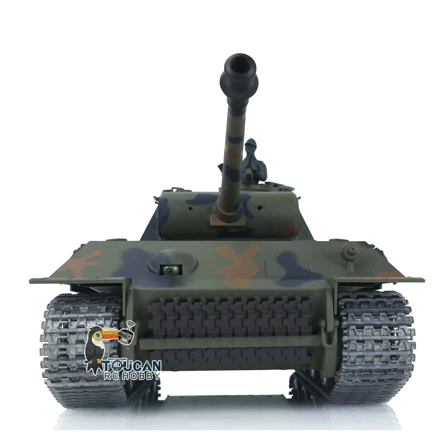 Outdoor Toys Heng Long 1/16 Scale 7.0 Upgraded Version German Tiger I Panther V 3819 RC Tank 3818 Metal Tracks Radio Smoke Model 6
