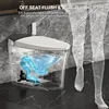 Smart Toilet with Bidet Built in, Built in Tank with Powerful Flush, Auto Open/Close Lid, Foot Sensor Operation 2