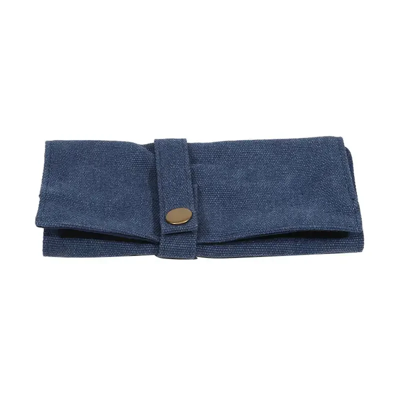 Premium Canvas Watch Band Roll Organizer with 5 Individual Slots, Portable Travel Stora... - SKU WBRO1546 - UGI Packaging