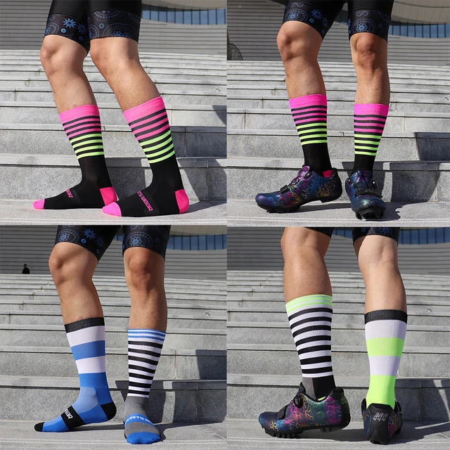 Socks Unisex TIMUBIKE Cycling Socks Men Sport Outdoor Sports Socks Bike Footwear for Road Bike Socks Running Basketball 6