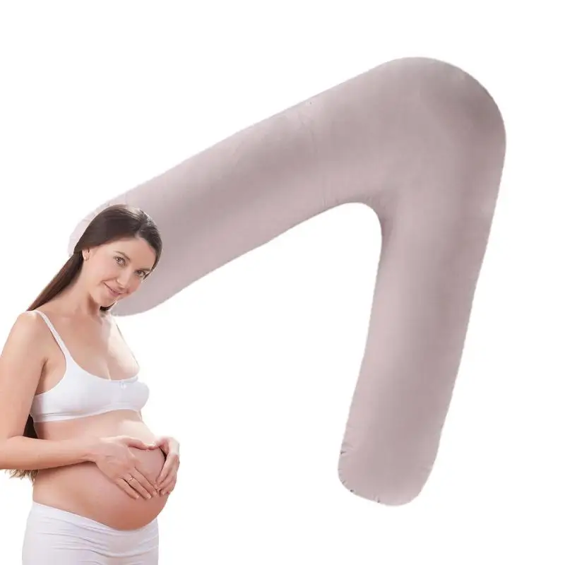 

Pregnancy Nursing Pillow V Shaped Maternity Pillows For Sleeping Pregnant Mom Essentials Soft Pregnancy Body Pillow Removable