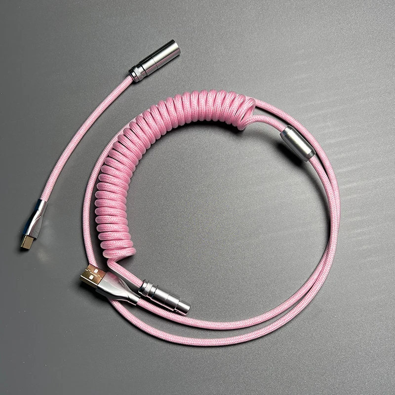 Hand-made Customized Keyboard Cable Aviation Plug Data Cable Type-C Mini Mirco To USB Connector For gaming keyboard keyboard for multiple computers Keyboards