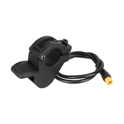 Universal Electric Bicycle and Scooter Thumb Throttle Accelerator Replacement (Black)
