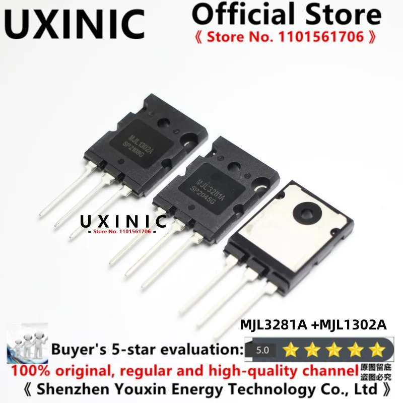 

UXINIC 100% новый импортный оригинальный MJL3281A MJL1302A MJL3281A TO-264 высокомощный усилитель Транзисторы (1 пара)