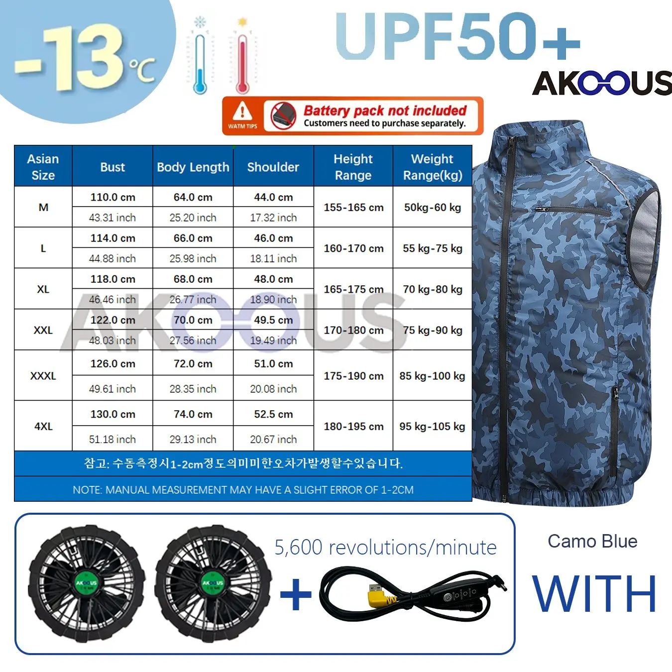  slider image of AKOOUS 12V USB Fan