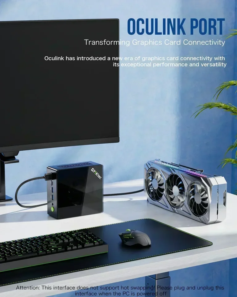 GMKtec K8 Plus AMD Ryzen 7 8845HS Mini PC Windows 11 DDR5 5600Mhz