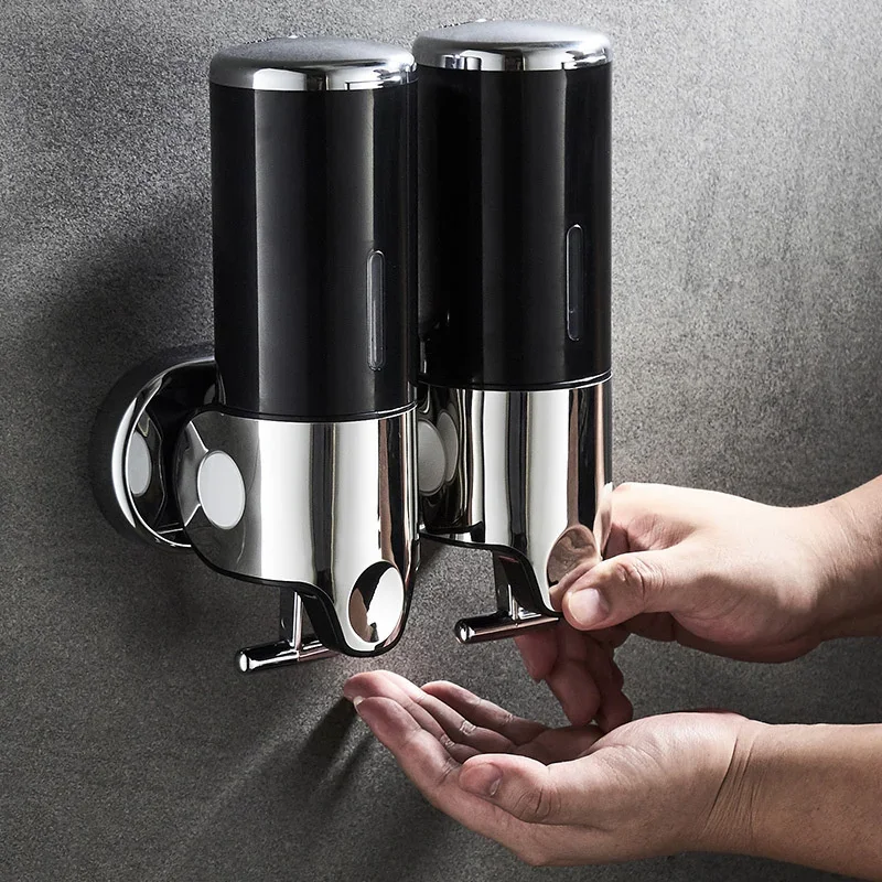 Bathroom Foam Soap Dispenser Hand Sanitizer Holder Wall Mount Soap Shampoo Head Shower Liquid Dispenser For Bathroom Accessories 4