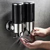Bathroom Foam Soap Dispenser Hand Sanitizer Holder Wall Mount Soap Shampoo Head Shower Liquid Dispenser For Bathroom Accessories 4