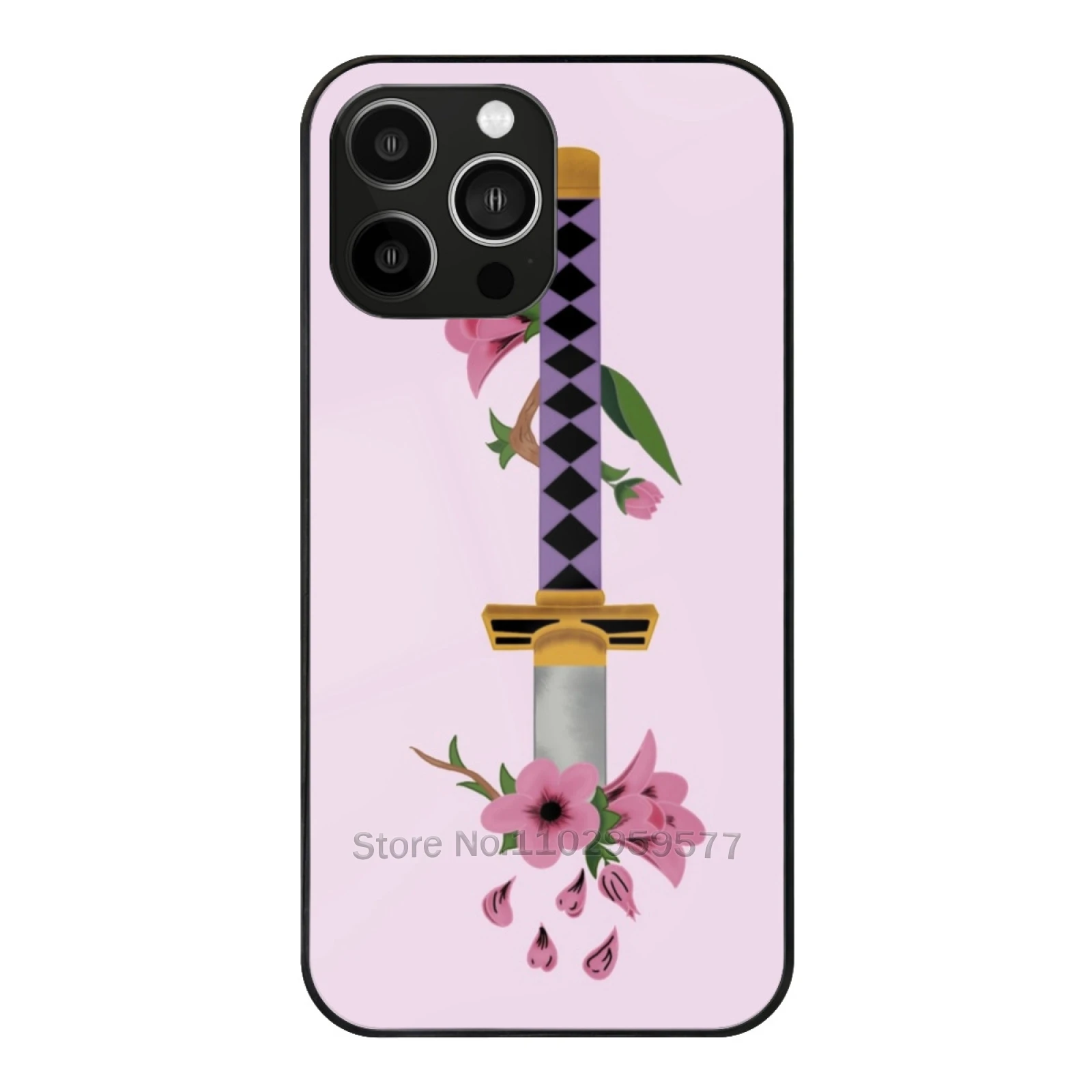 

Senbonzakura-Cherry Blossom Sword Soft Glass Case For Iphone 15 14 13 12 11 Pro X Xs Xr 7 8 Max Mini Cover Anime Bleach