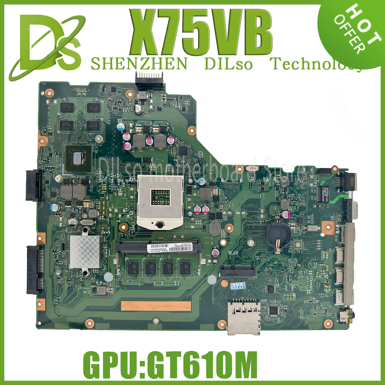 Capot LCD Pour Asus X75V – Blanc, Avec Connecteur Nappe – Bon état