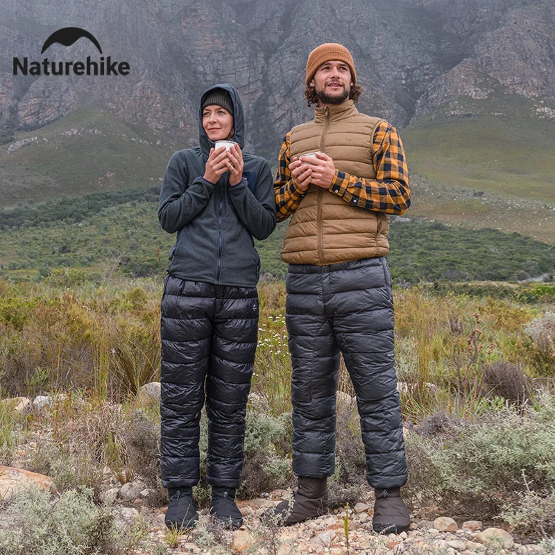 Hiking Pants Naturehike Winter Waterproof Ultralight Warm Duck Down Outdoor Woman Hombre Rain hiking pants