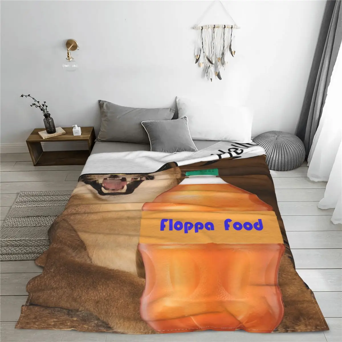 Big Floppa Meme Cute Caracal Cat Fleece Blanket by Zeyneb EwaMa - Pixels