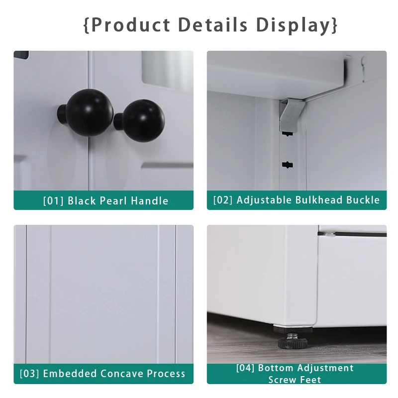 맞춤형 모던 화이트 유리 도어 디스플레이 책장 고품질 스테인리스 스틸 수납장 거실 현대식 가구