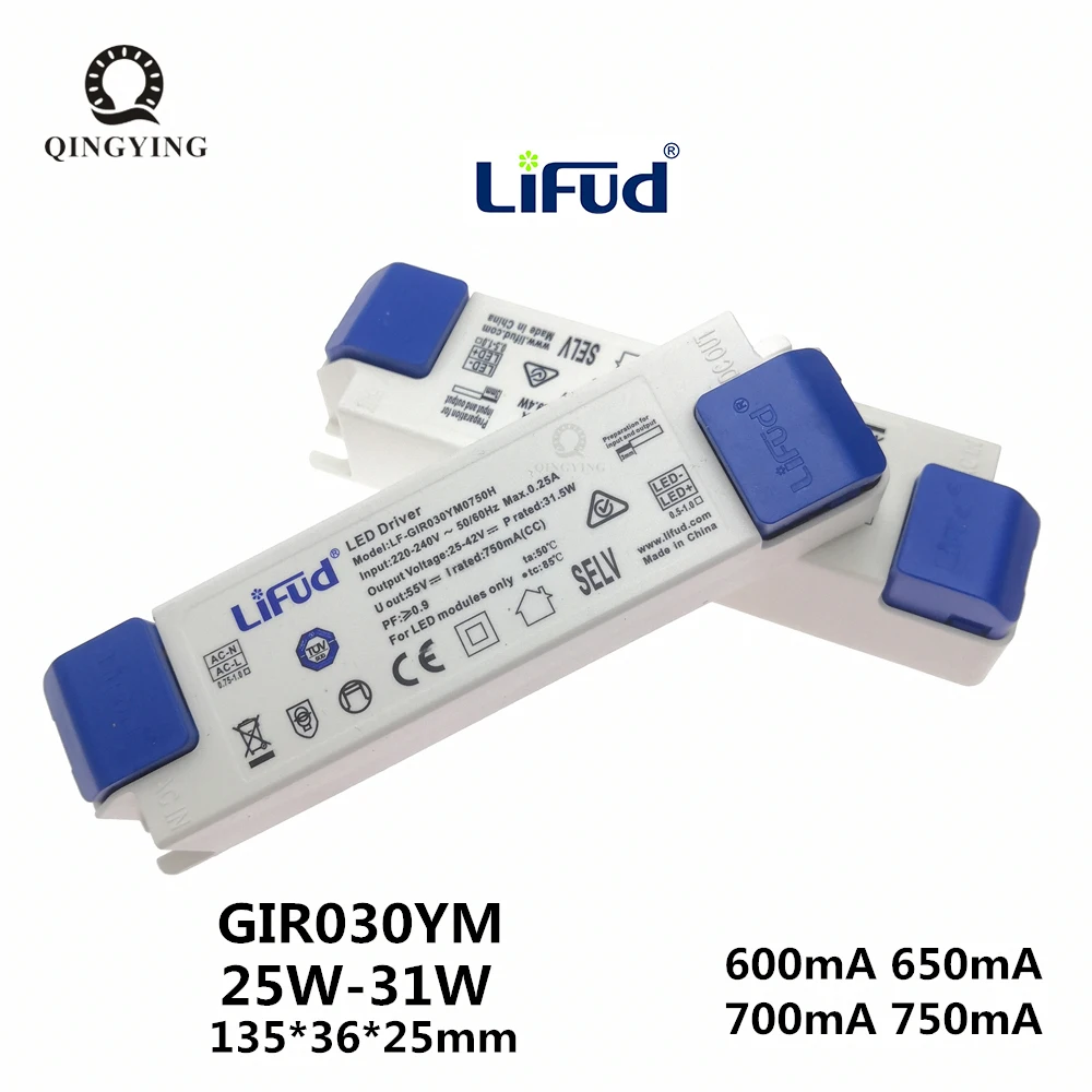 Lifud LED Driver Netzteil für Panel LF-GIR040YM1050H 42W 1050mA 25-40, 9,98