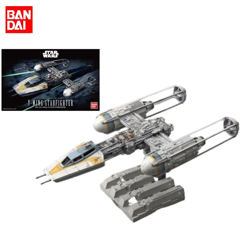 

BANDAI Original Star Wars Anime 1/72 BTL-A4 Y-WING ATTACK STARFIGHTER Vehicle Action Figure Toy For Kid Gift Collectible Model