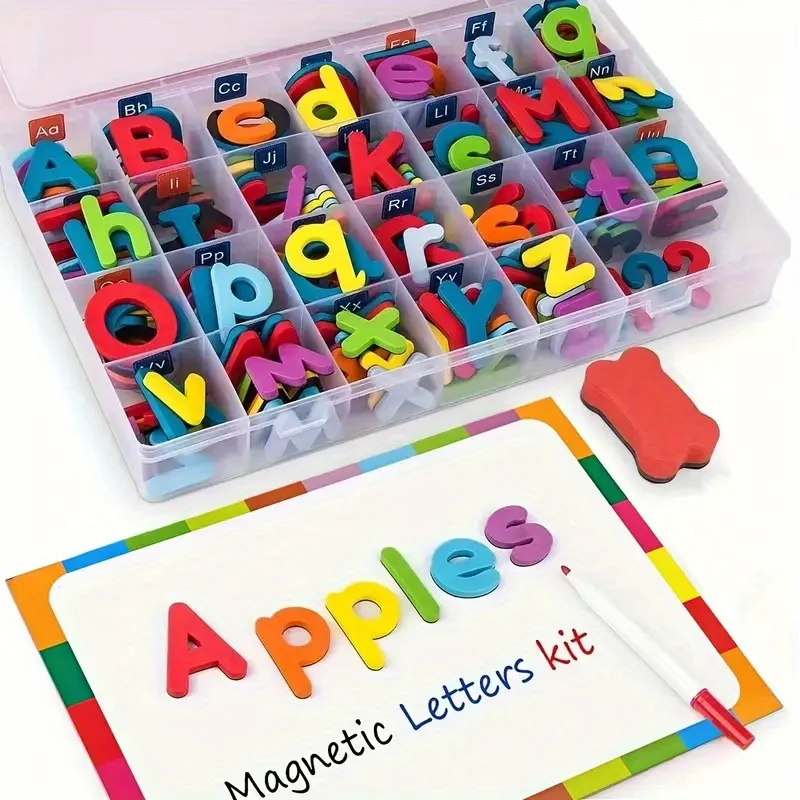 208pcs Magnetic Spelling Set Teaching Tool, Helpful for Teaching and Intellectual Development, Language Learning Teaching Aids - 3
