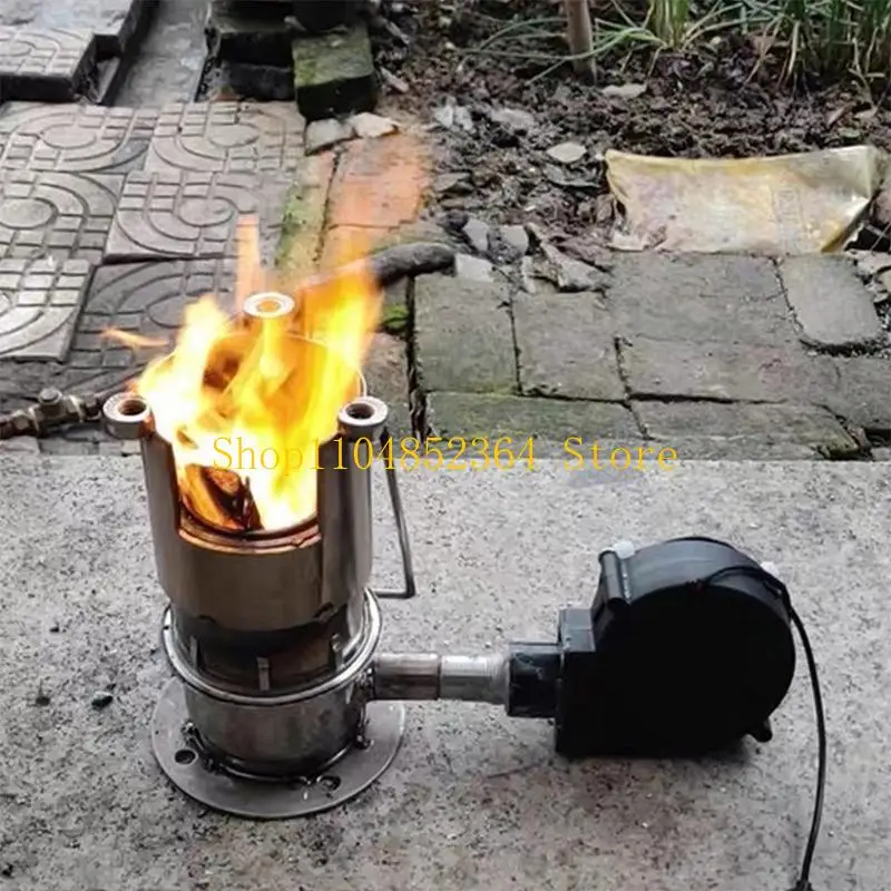 Doppeltes Kugellager, 12-V-Kühlgebläse, einstellbare Geschwindigkeitsregelung für Kamine, Feuerstellen, Haustierhausbelüftung und Elektronik – Detail 7