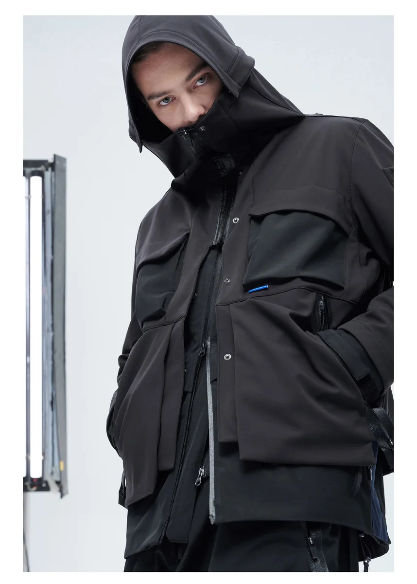 Reindee Lusion 21aw 3in1 all-enviroment waterproof scout jacket outer shell and inner jacket techwear gorpcore
