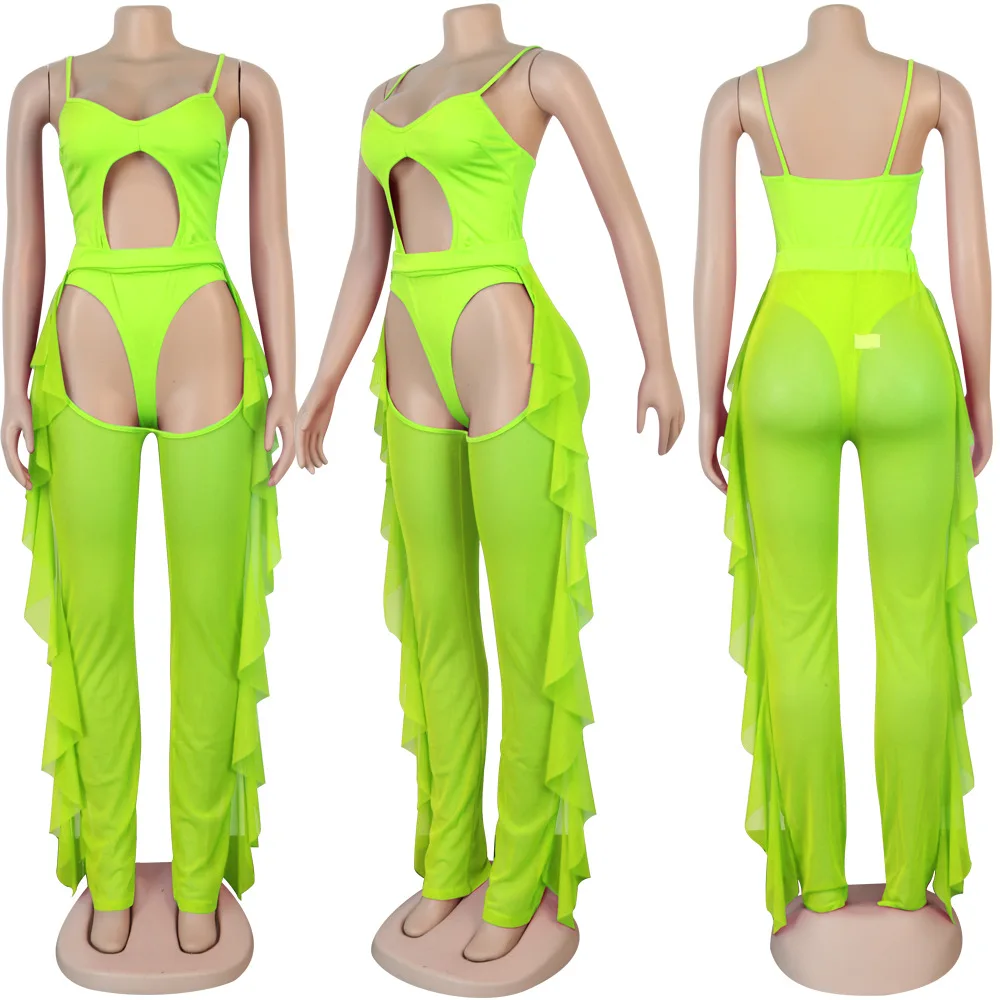 Rave Outfits for Women - EDC Festival Neon Bodysuit Concert