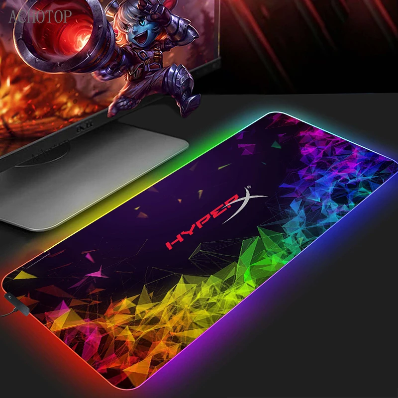 Hyperx Gaming Mousepad RGB Hitam Mouse 