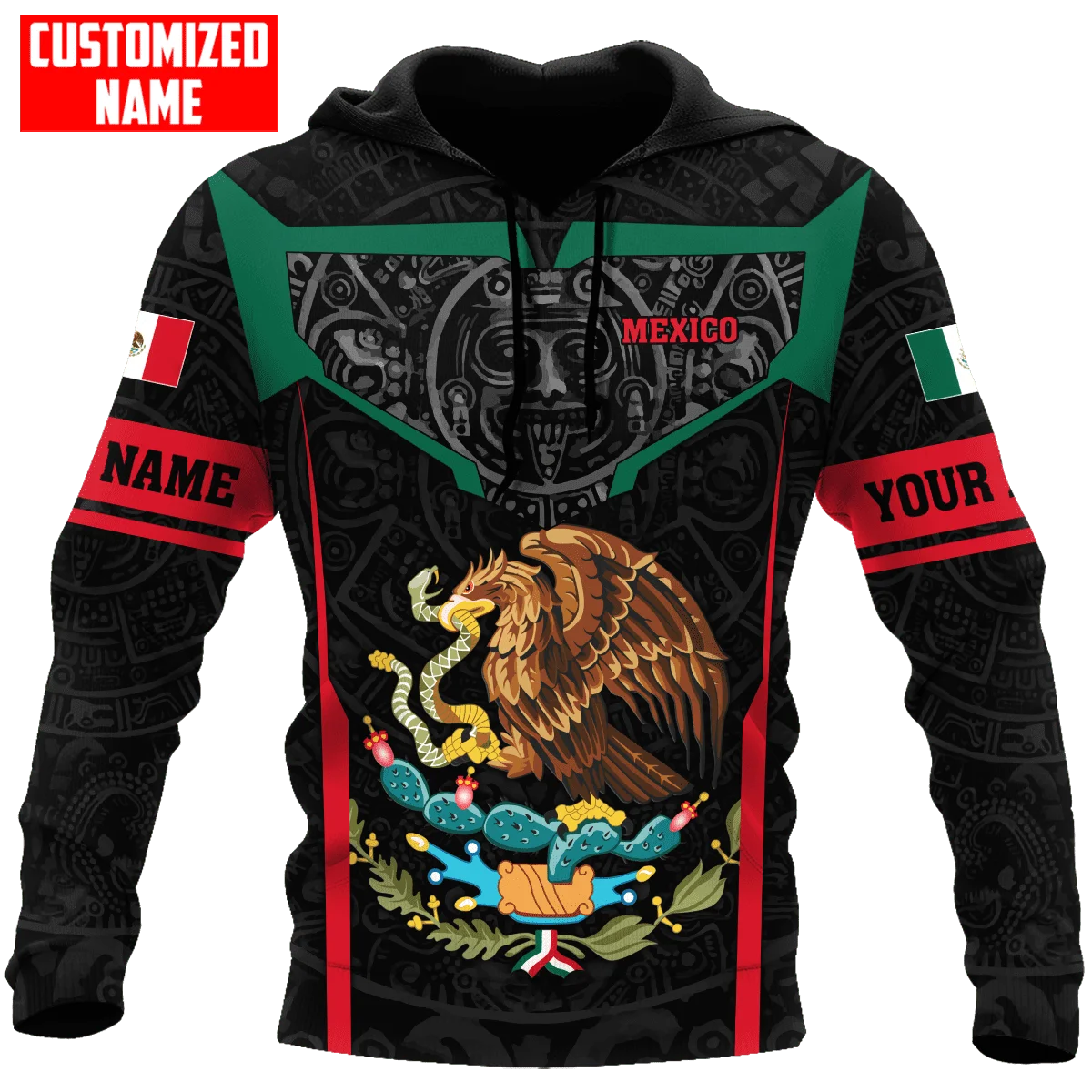 

Personalized Mexico Aztec Calendar Frame 3D Printed Fashion Men's hoodies Unisex zipper pullover Casual Jacket Tracksuits TDD126