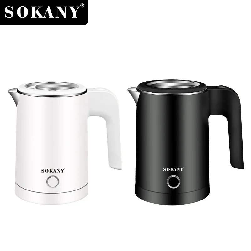 Small Electric Kettles Stainless Steel for Boiling Water, 0.5L Travel Mini Hot Water Boiler Heater, Double Wall Portable Teapot 3