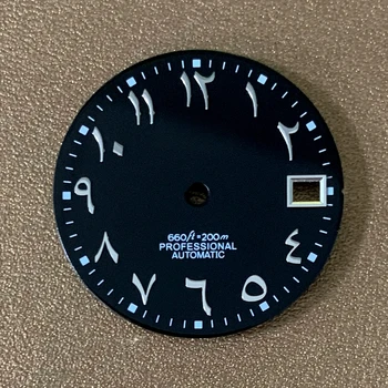 NH35 다이얼 시계 액세서리, 아랍어 스타일, 맞춤형 시계, 28.5mm