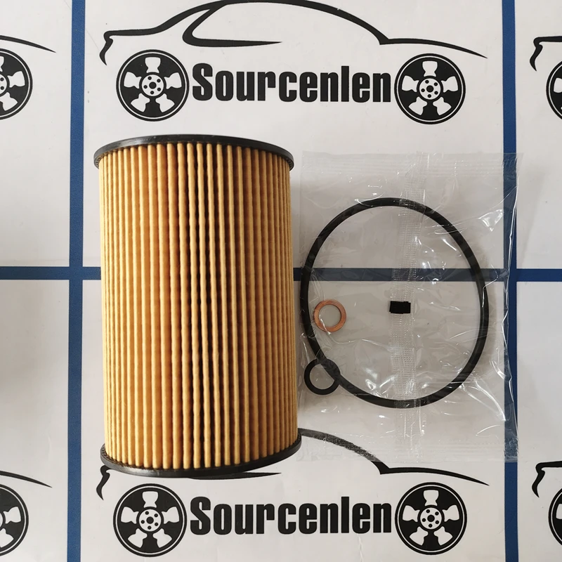 Engine Oil Filter Kit For ALPINA B5 B6 B7 BMW F10 F07 F11 550i F12 F13 F06 650i F01 750i G11 750i E70 E71 X5 X6 11427583220