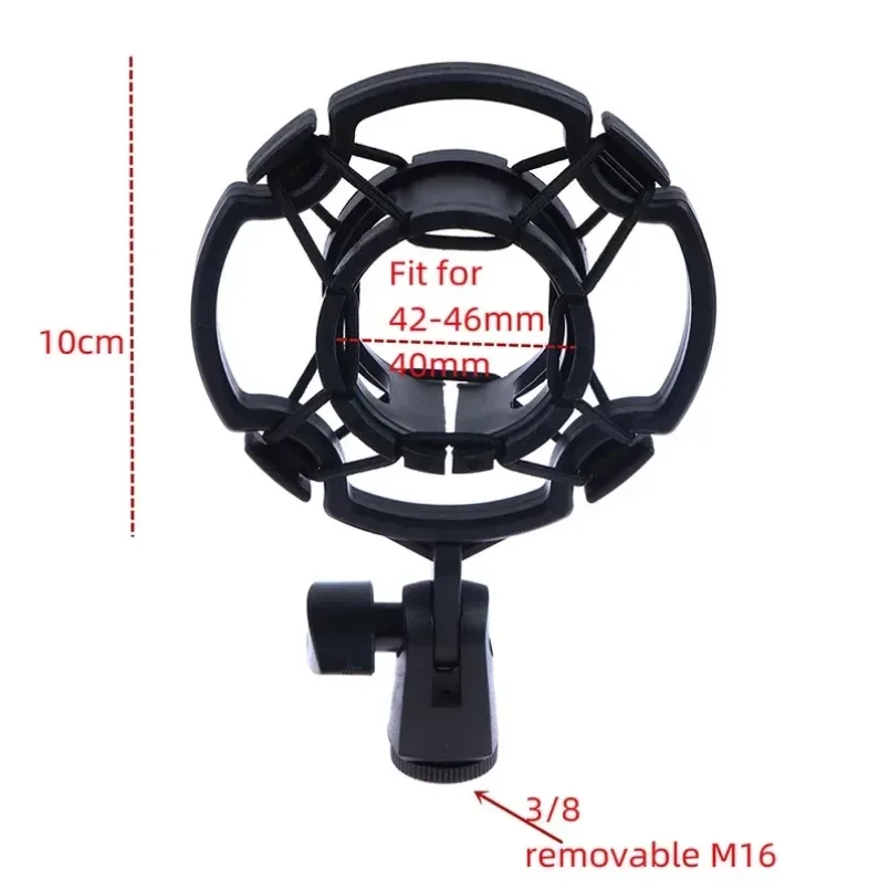 Universal Professional Condenser Microphone Shock Mount Holder Studio Recording Bracket for Mic Clip