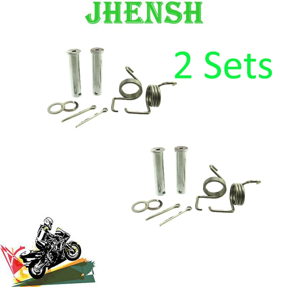 JHENSH Premium Footpegs Pins and Springs Set