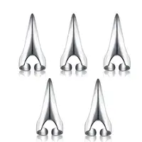 Anneaux de sectionnement capillaire rétro en métal pour femmes, accessoires pour perruques et extensions de cheveux, pour Halloween, cosplay et usage en salon 1