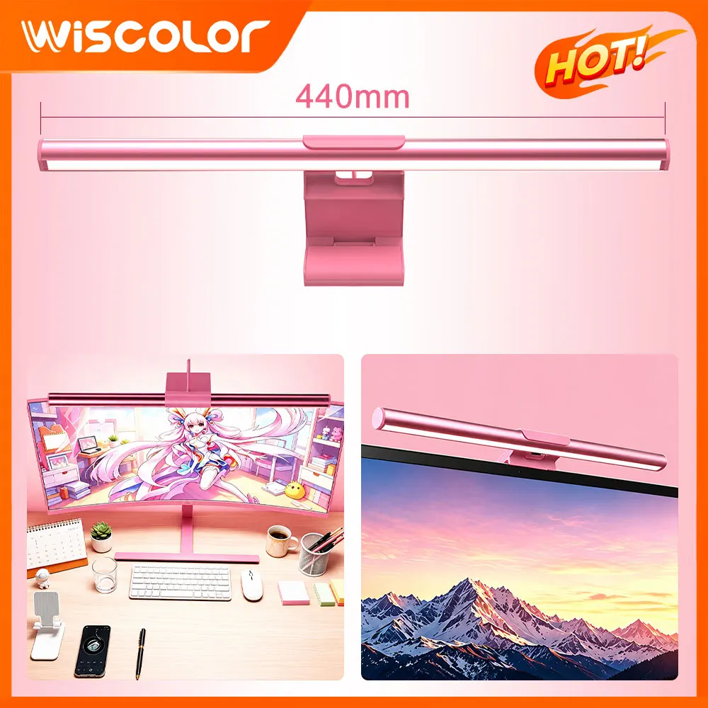 Monitor Light Bar Led Lights Smart Wifi RGB Dimmable Setup Gaming Accessories Cute Room Decor Lightbar Remote Control Desk Lamp