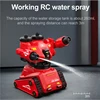 Rc Robot Intelligent Fire Fighting Luminous Water Spray Smart App Programming Remote Control Car Higt-tech Toy Children's Toys 6